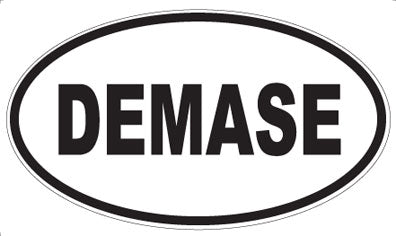 DEMASE - Oval Sticker