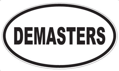 DEMASTERS - Oval Sticker