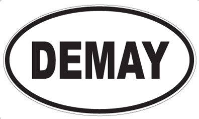DEMAY - Oval Sticker