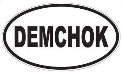 DEMCHOK - Oval Sticker