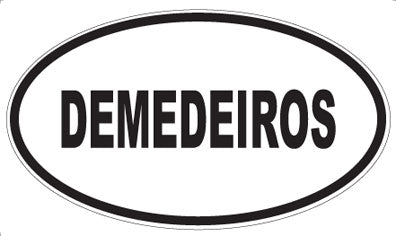 DEMEDEIROS - Oval Sticker