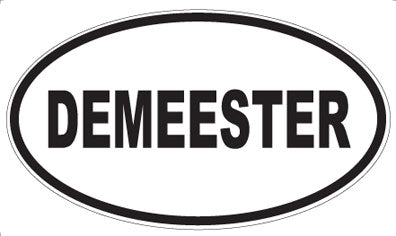 DEMEESTER - Oval Magnet