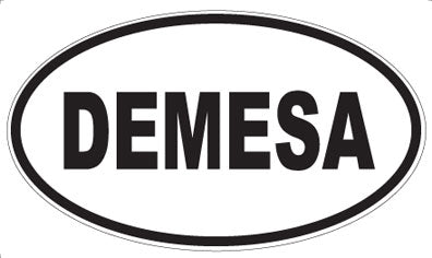 DEMESA - Oval Sticker