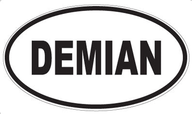 DEMIAN - Oval Sticker