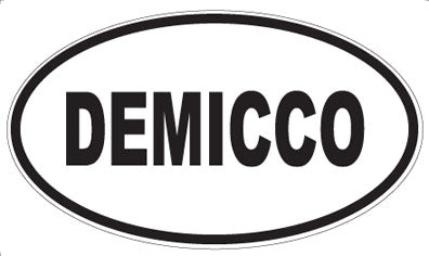 DEMICCO - Oval Sticker