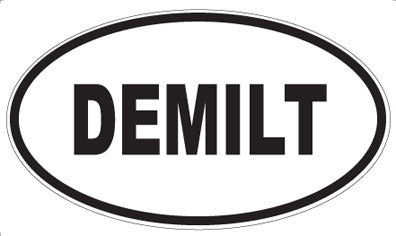 DEMILT - Oval Sticker