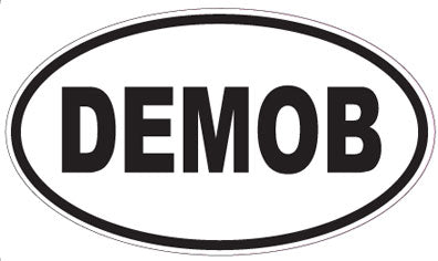 DEMOB - Oval Magnet