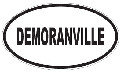 DEMORANVILLE - Oval Sticker