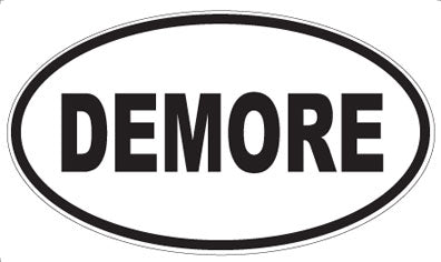 DEMORE - Oval Sticker