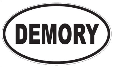DEMORY - Oval Sticker