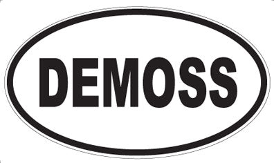 DEMOSS - Oval Sticker