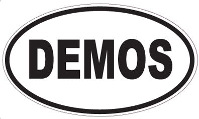 DEMOS - Oval Magnet