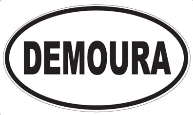 DEMOURA - Oval Sticker