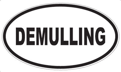 DEMULLING - Oval Sticker