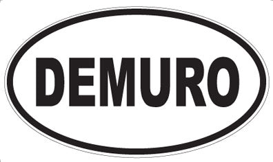DEMURO - Oval Sticker