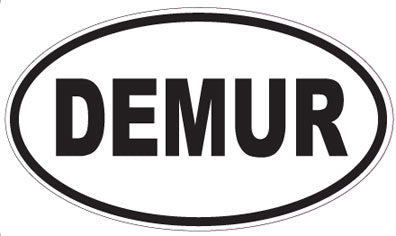 DEMUR - Oval Magnet