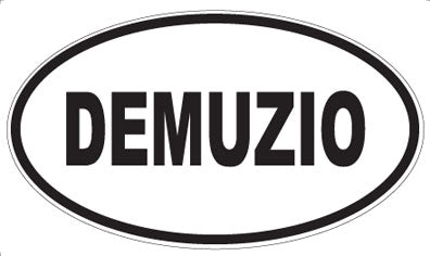 DEMUZIO - Oval Sticker