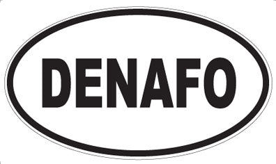 DENAFO - Oval Sticker