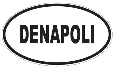DENAPOLI - Oval Sticker