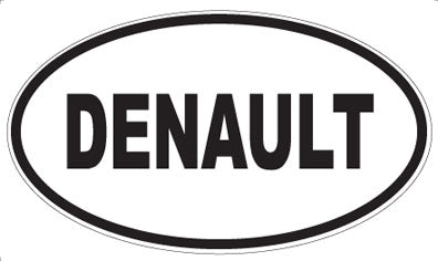 DENAULT - Oval Sticker