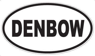 DENBOW - Oval Sticker