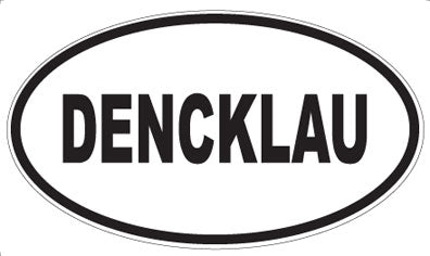 DENCKLAU - Oval Sticker