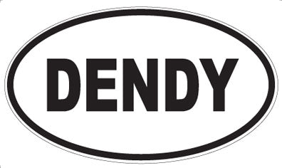 DENDY - Oval Sticker