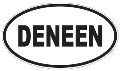 DENEEN - Oval Sticker