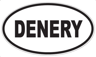 DENERY - Oval Magnet