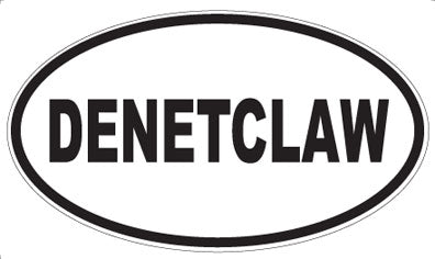 DENETCLAW - Oval Sticker