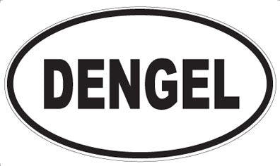 DENGEL - Oval Sticker
