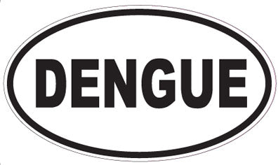 DENGUE - Oval Sticker