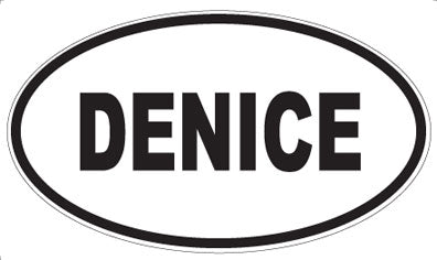 DENICE - Oval Sticker