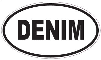 DENIM - Oval Magnet