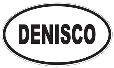 DENISCO - Oval Sticker