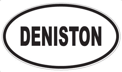 DENISTON - Oval Sticker