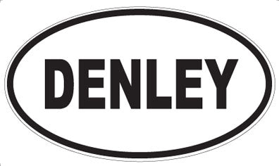 DENLEY - Oval Sticker