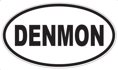 DENMON - Oval Sticker