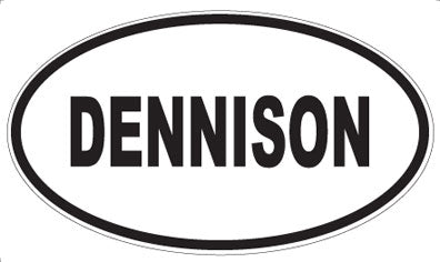DENNISON - Oval Sticker