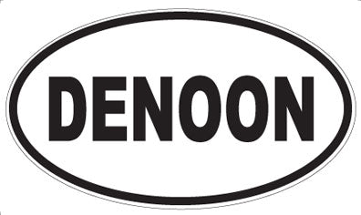 DENOON - Oval Sticker