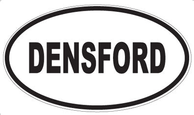 DENSFORD - Oval Sticker