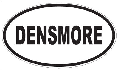 DENSMORE - Oval Sticker