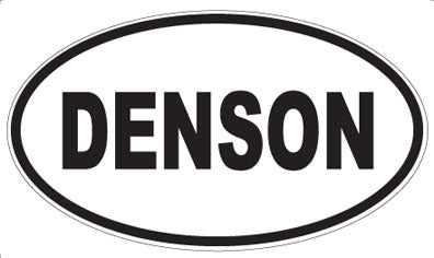 DENSON - Oval Sticker