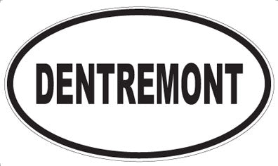 DENTREMONT - Oval Sticker
