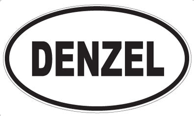DENZEL - Oval Sticker
