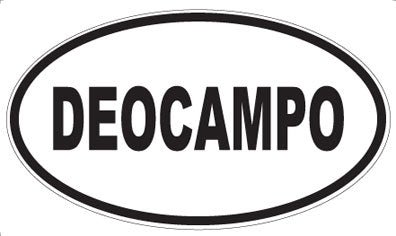 DEOCAMPO - Oval Sticker