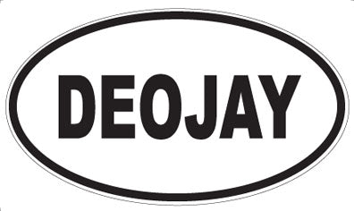 DEOJAY - Oval Sticker
