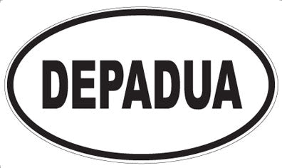DEPADUA - Oval Sticker
