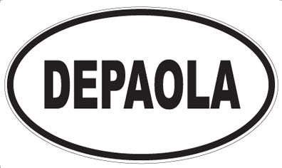 DEPAOLA - Oval Sticker