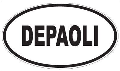DEPAOLI - Oval Sticker